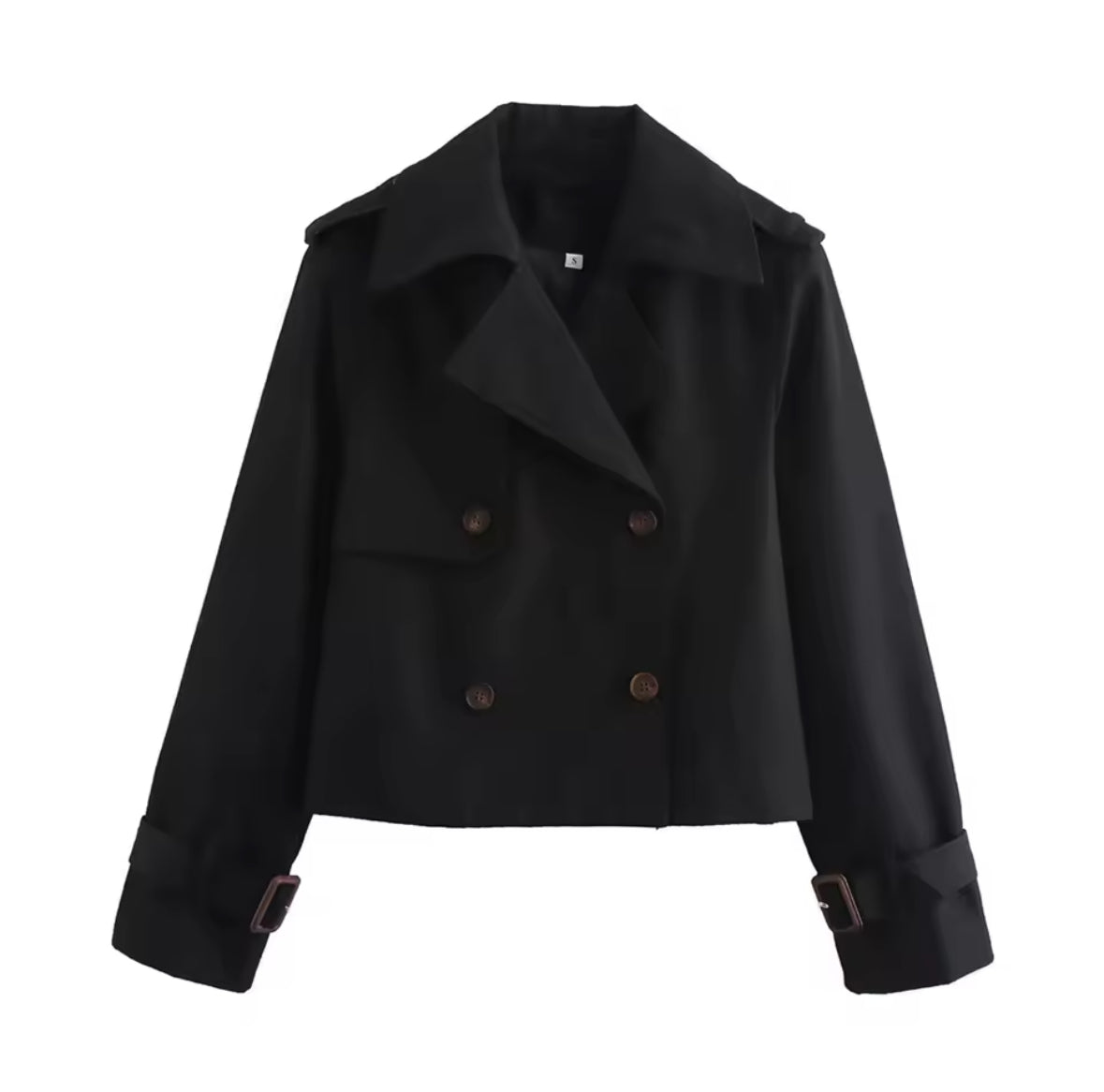 Gabardina recortada Vintage