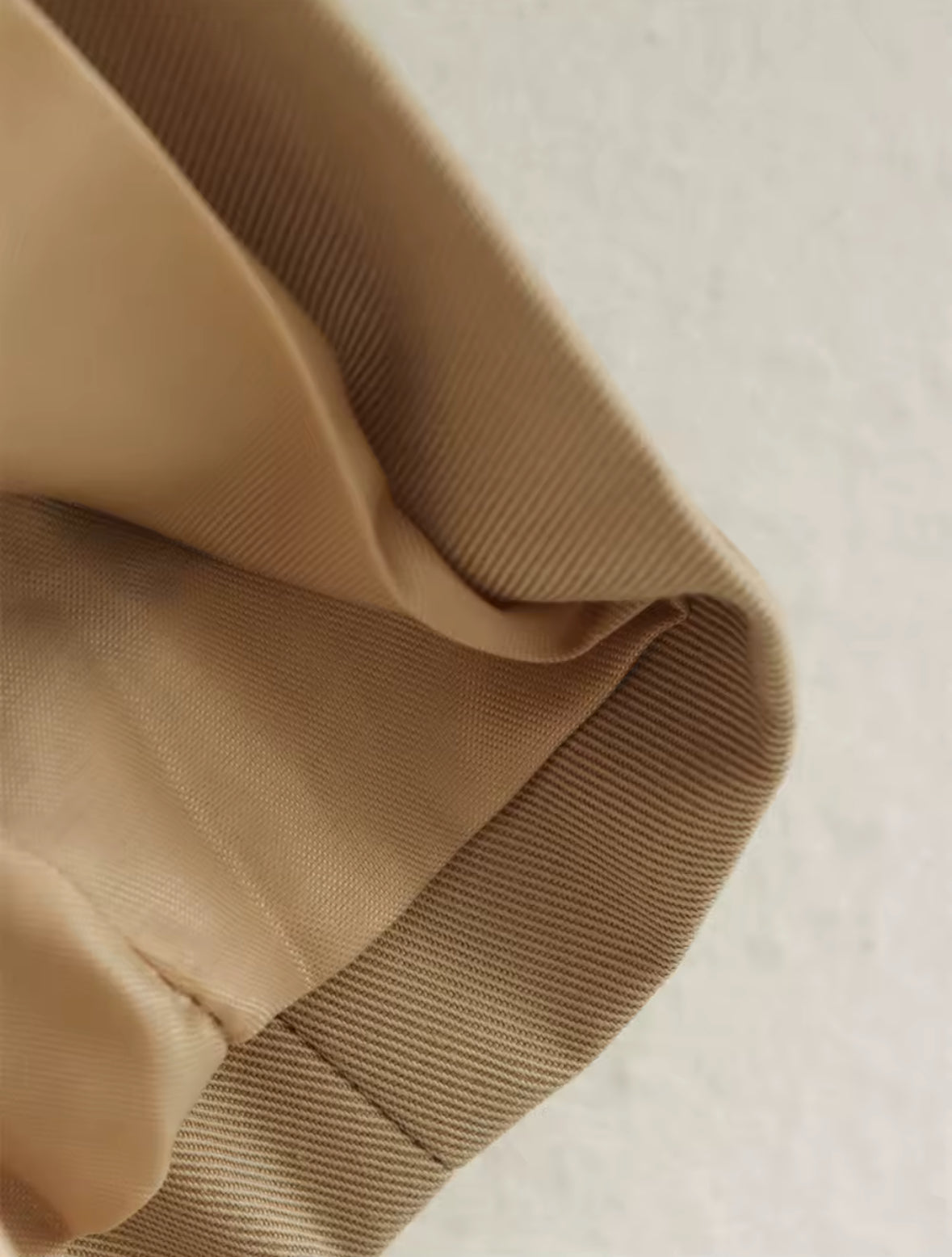 Gabardina recortada Vintage