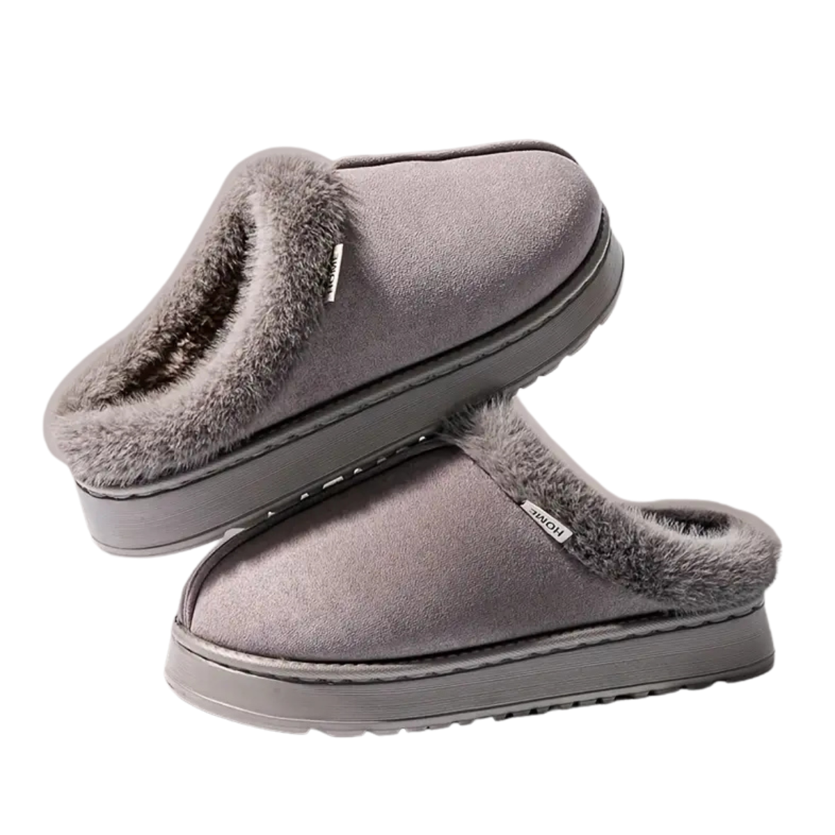Pantuflas de casa con suela gruesa