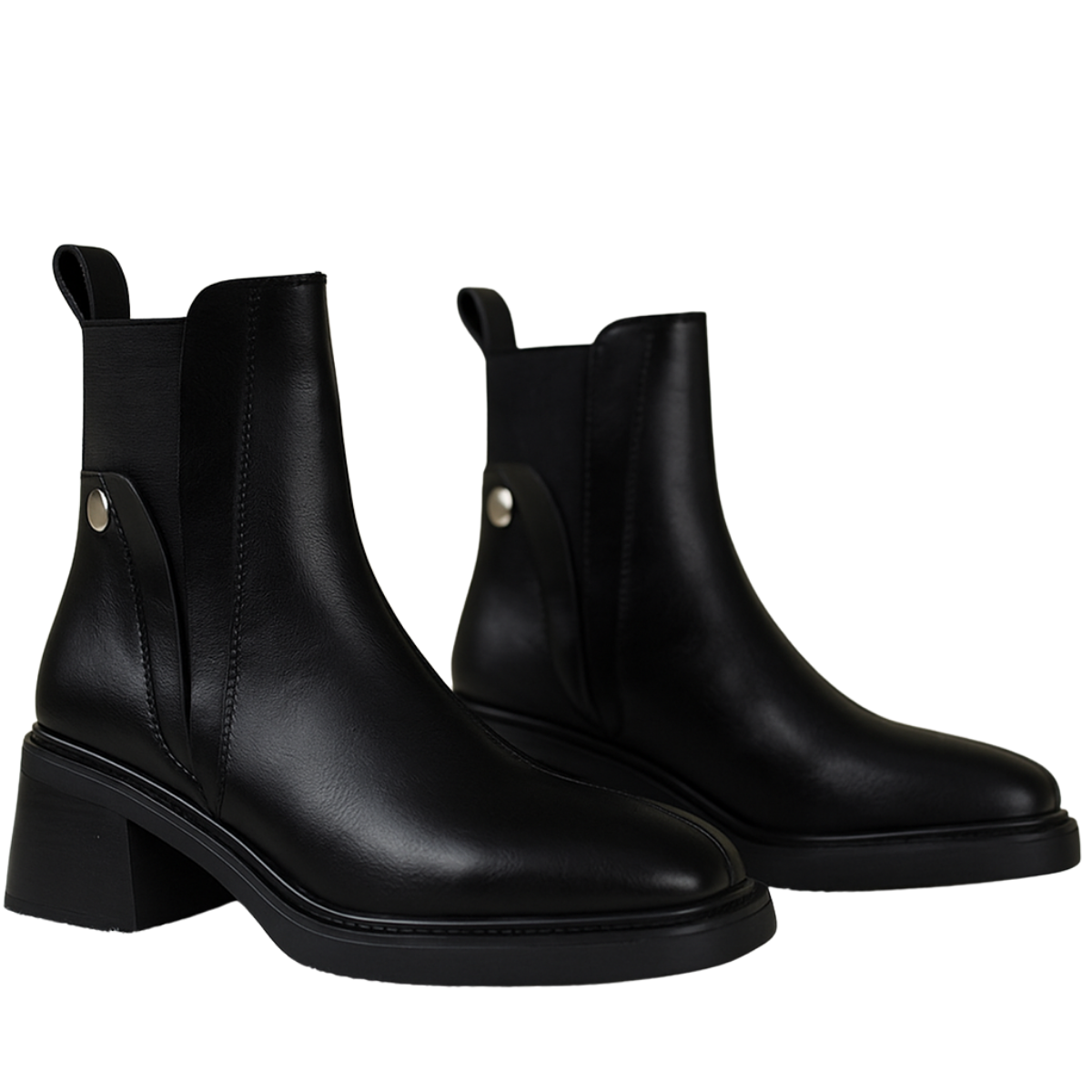 Botas Estilo Europeas Punta cuadrada