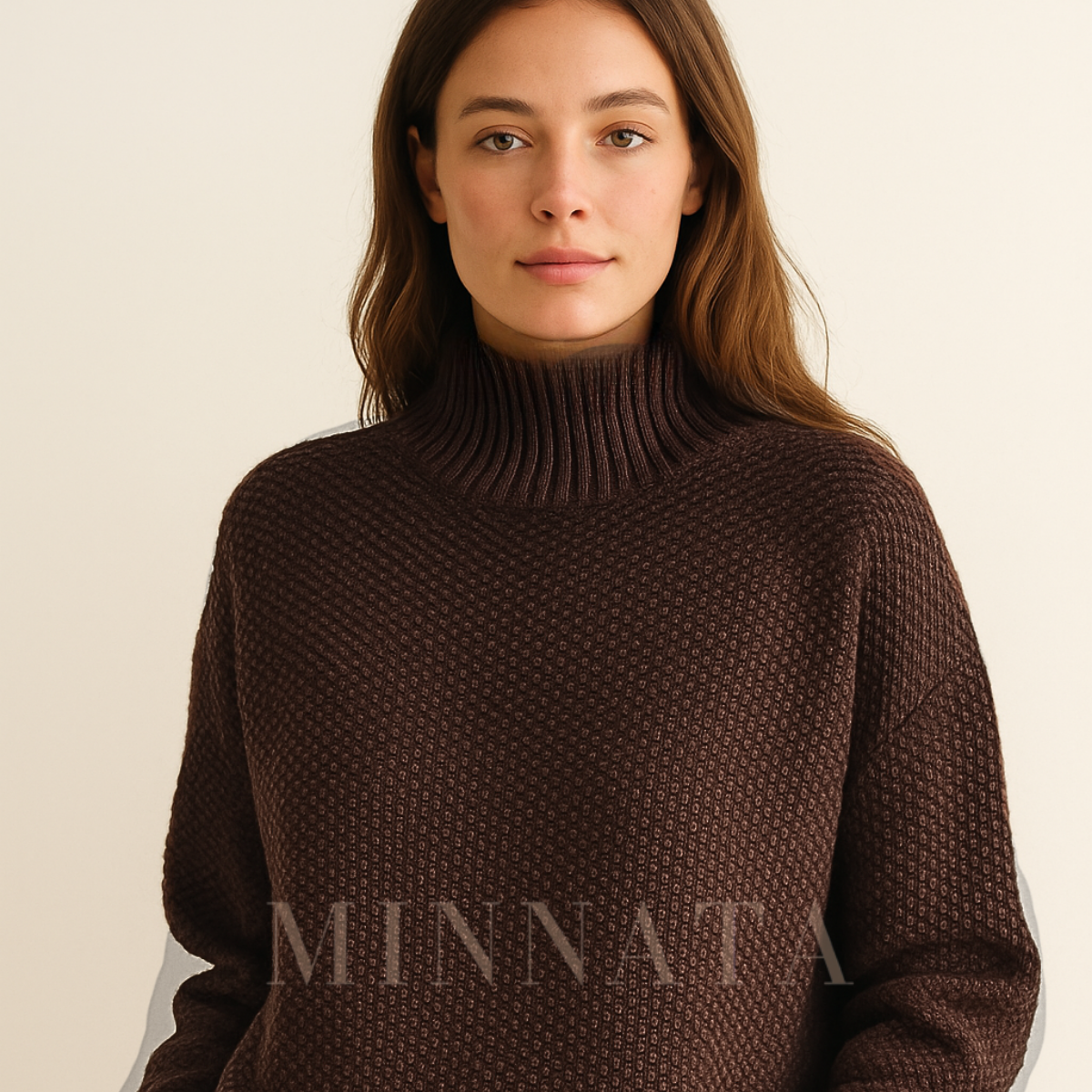 Jersey de Cuello Alto de Punto