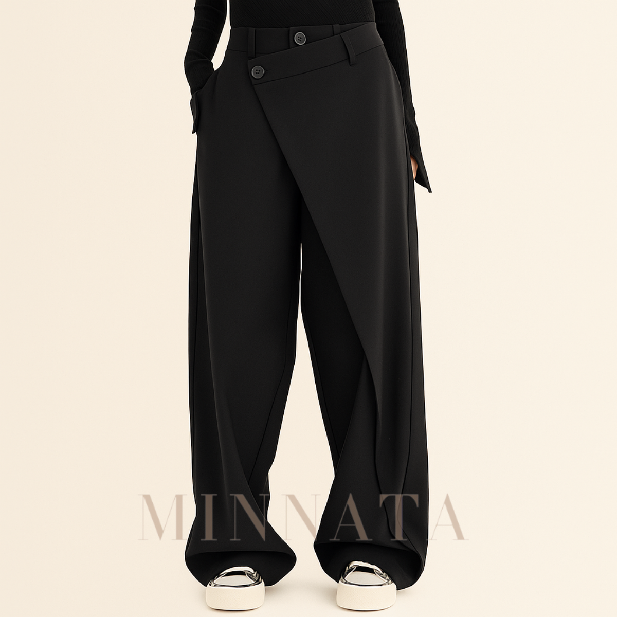 Pantalón Minnata Elegante Asimétrico a la moda