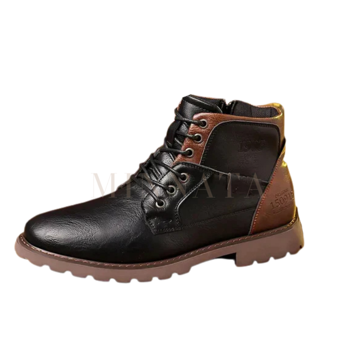 Botines robustos de media caña