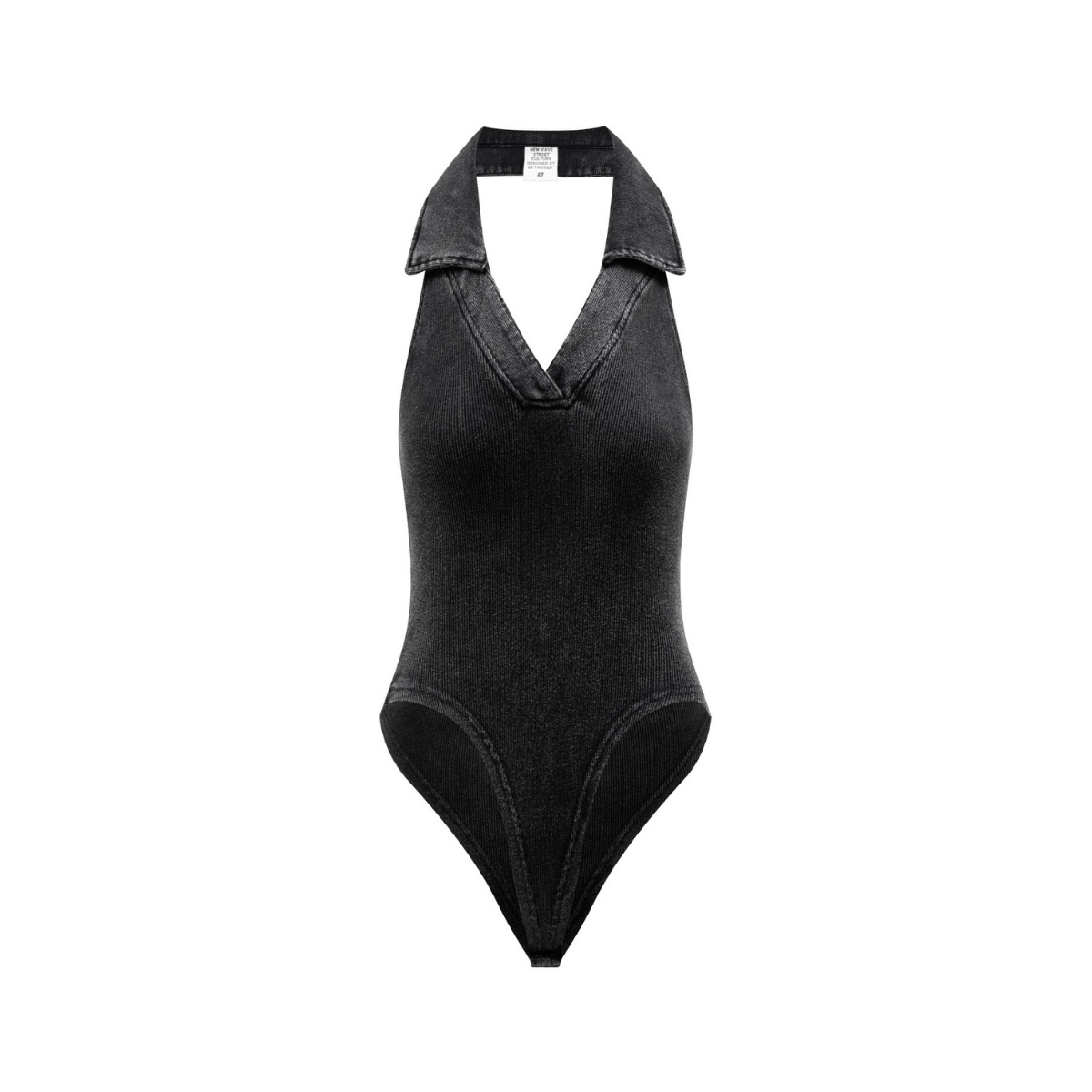 Body Halter Retro Black