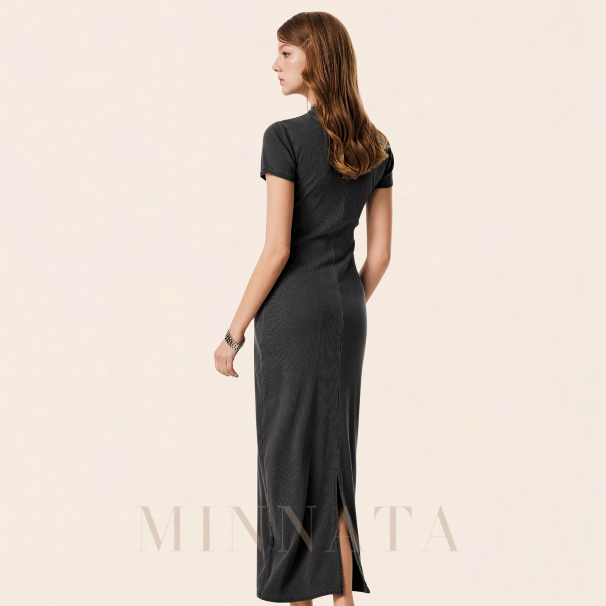 Vestido Slim Fit Retro Wash
