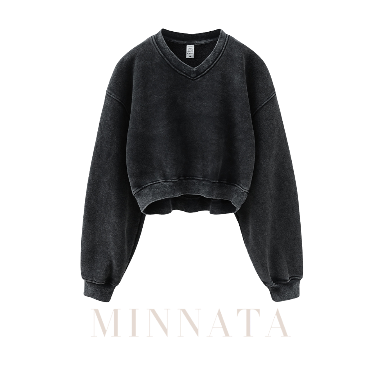 Sweater Retro V-Crop®