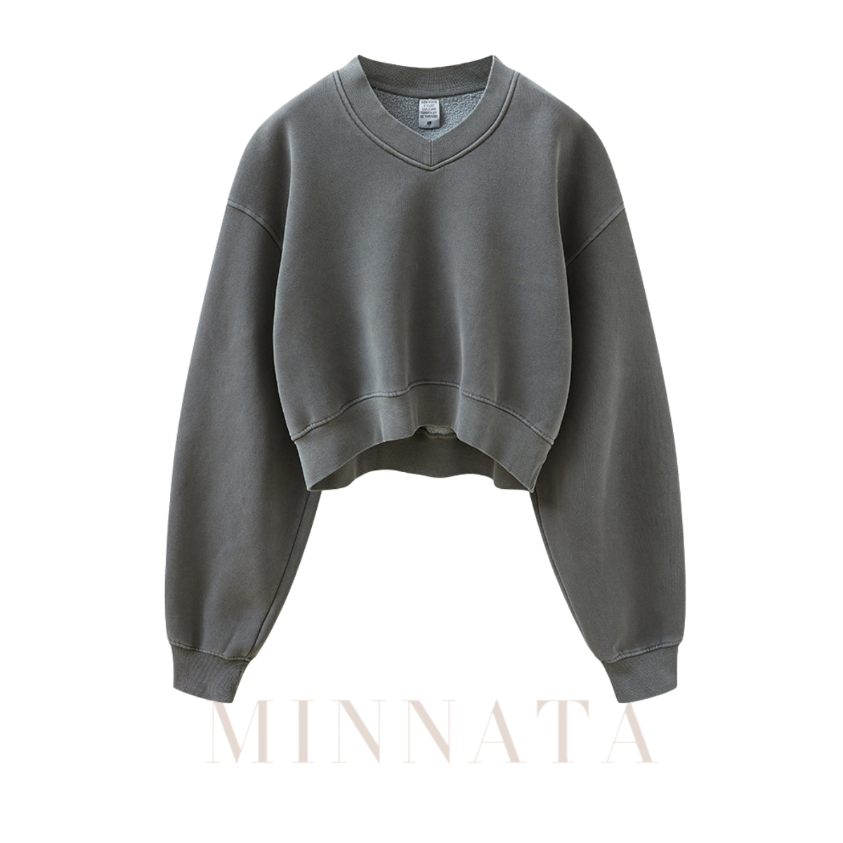 Sweater Retro V-Crop®