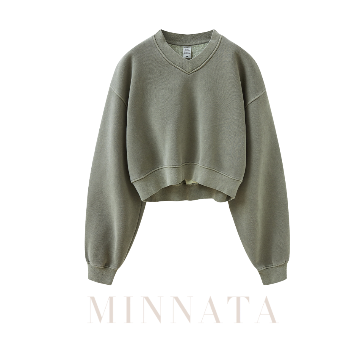 Sweater Retro V-Crop®