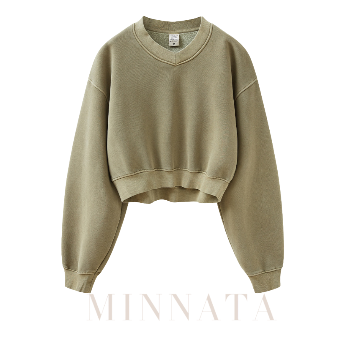 Sweater Retro V-Crop®