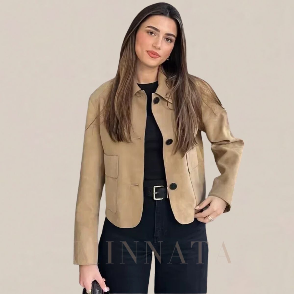 Chaqueta Elegante a la cadera