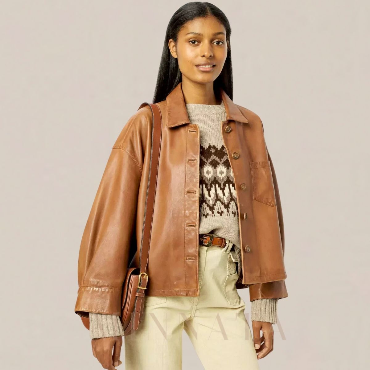 Chaqueta Vintage Elegant corte listo