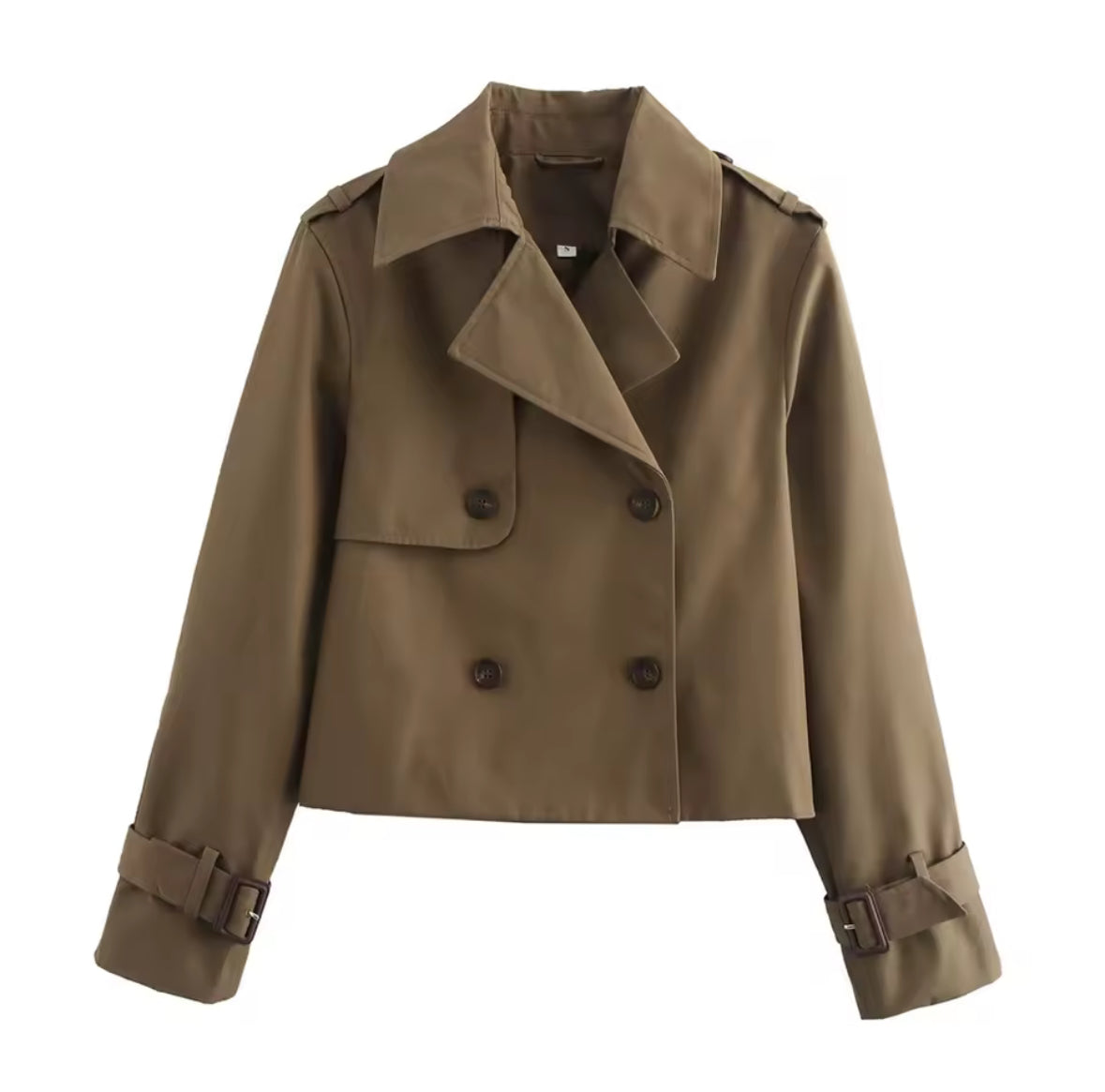 Gabardina recortada Vintage