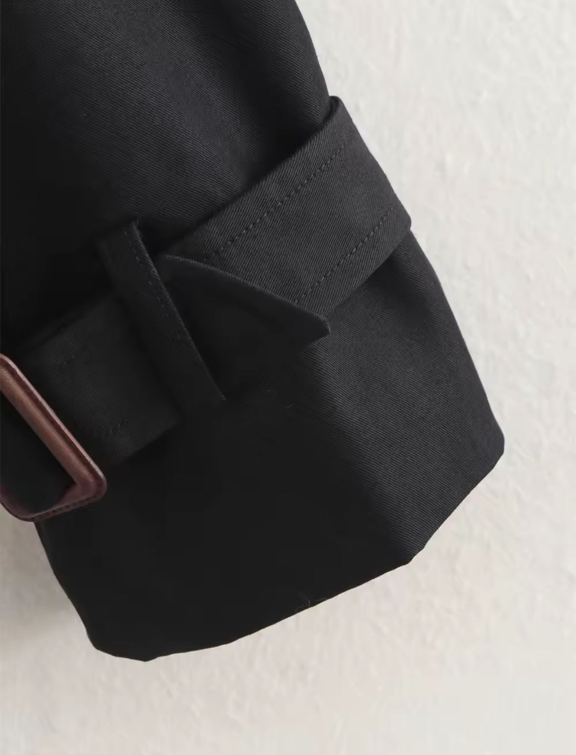 Gabardina recortada Vintage