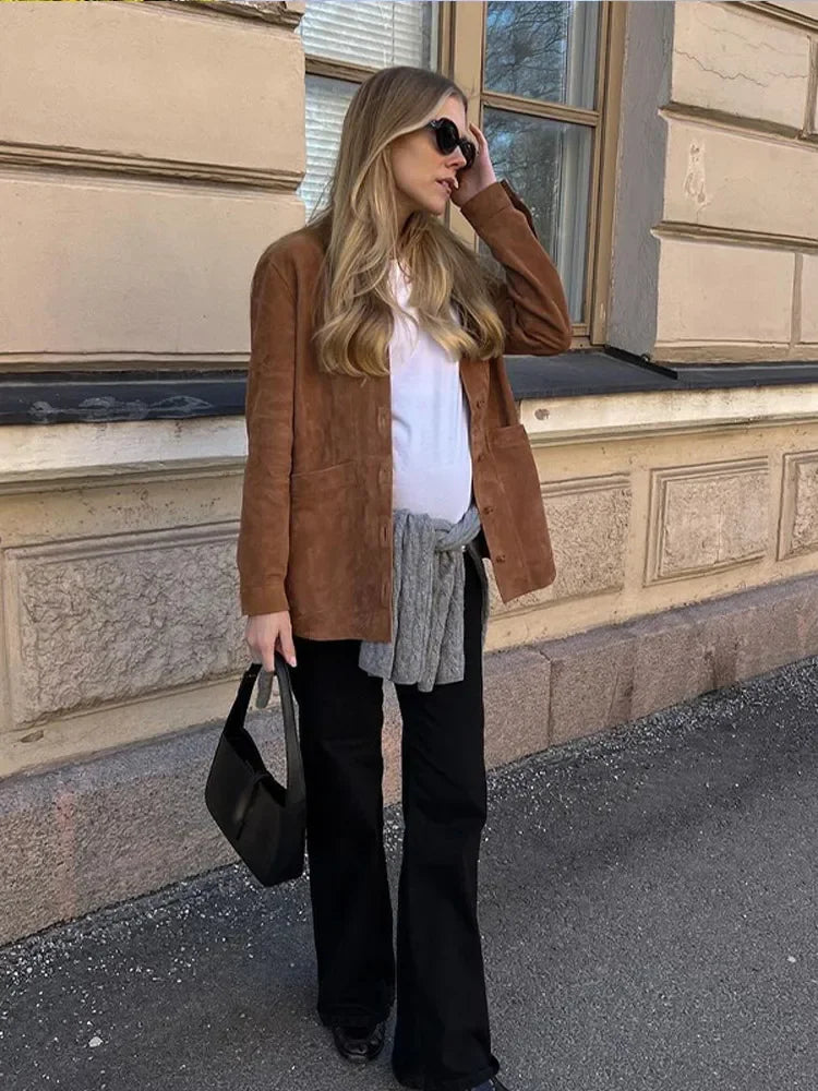 Chaqueta Spandex Suave y  Elegante