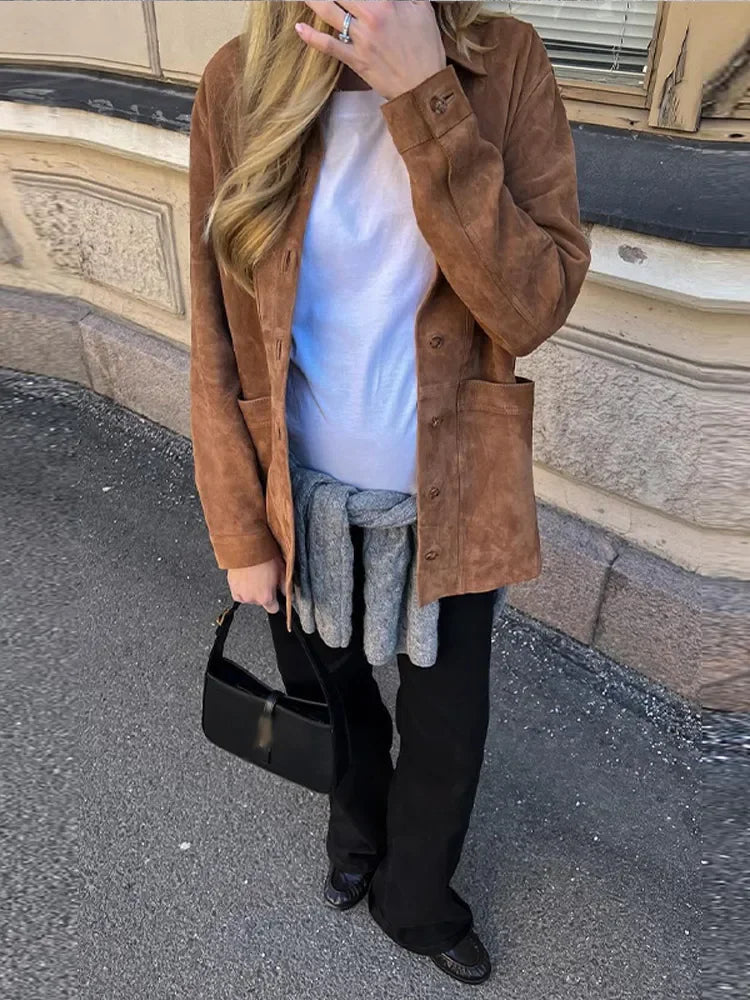 Chaqueta Spandex Suave y  Elegante