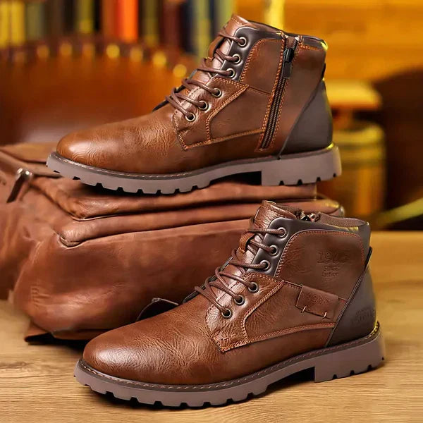Botines robustos de media caña