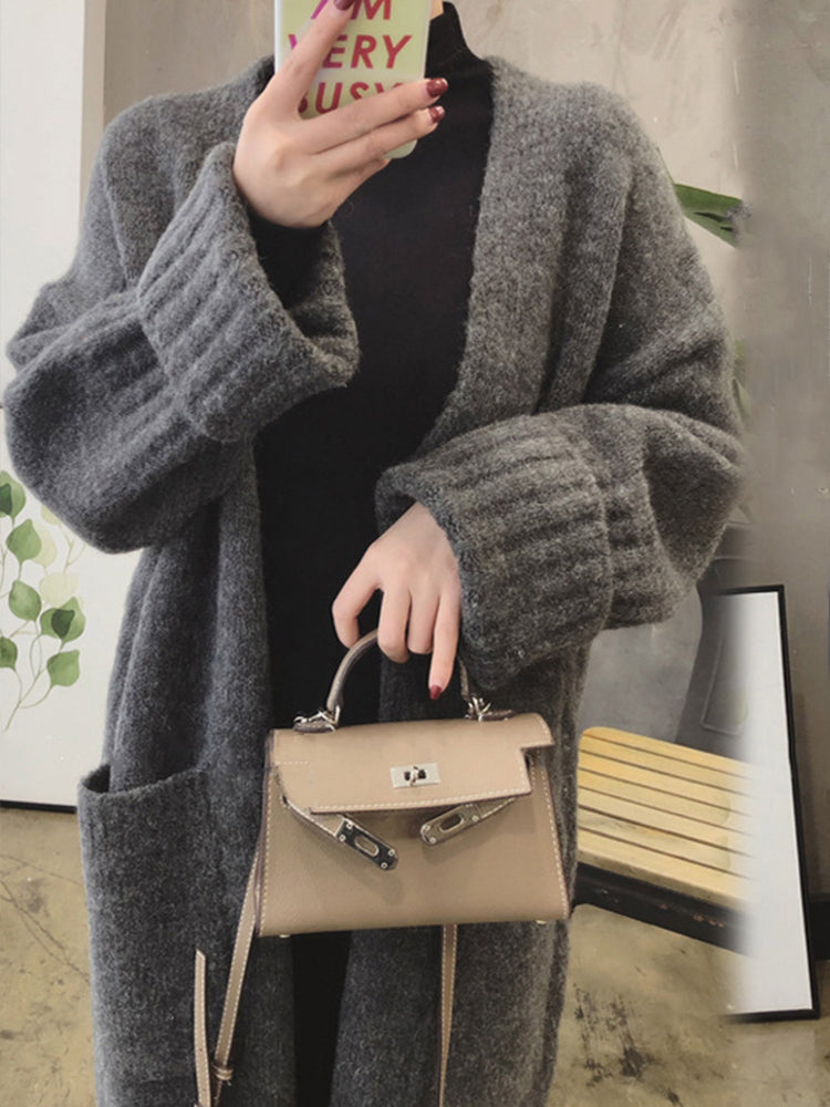 Chaleco largo Trenzado para un Look Estiloso