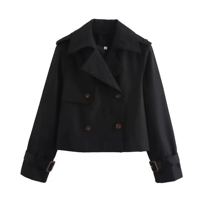 Gabardina recortada Vintage
