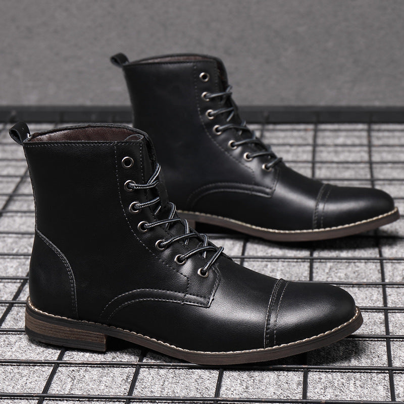 Botines elegantes de caña alta