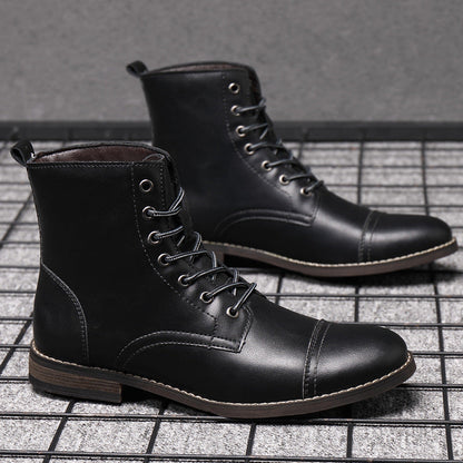 Botines elegantes de caña alta