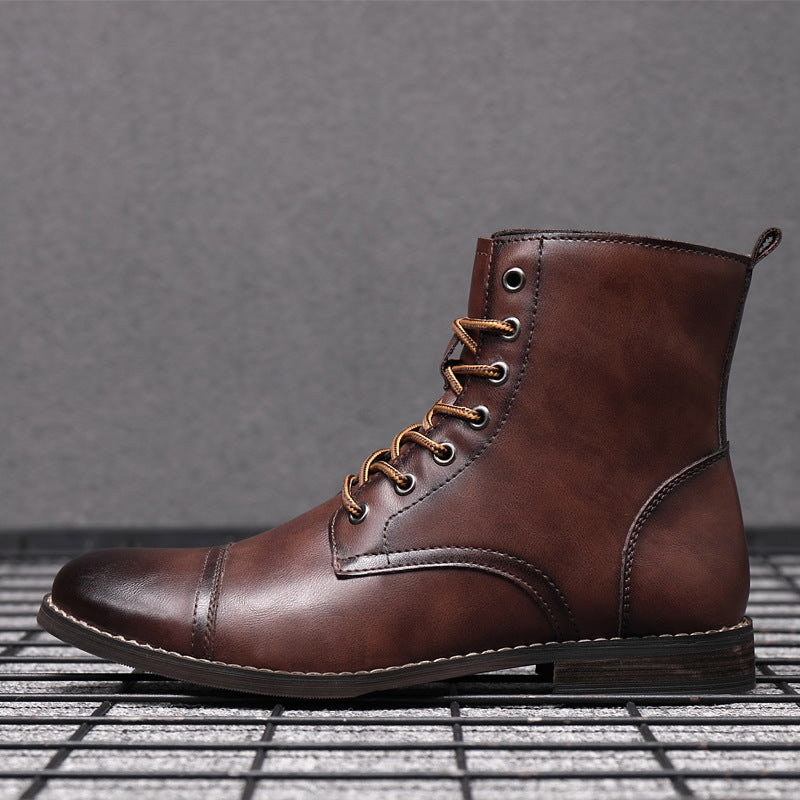 Botines elegantes de caña alta
