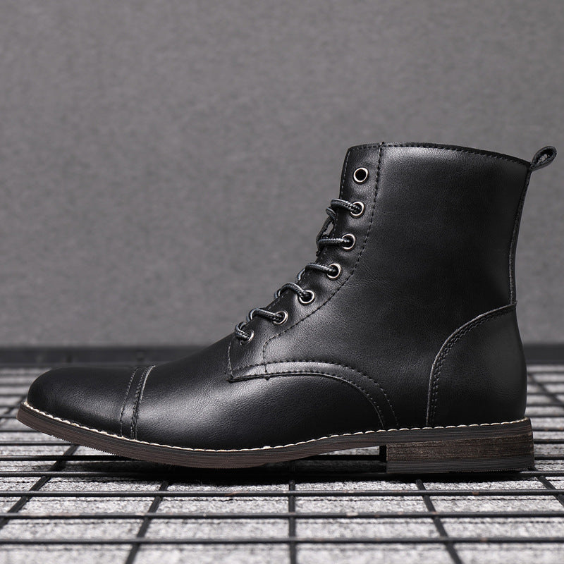 Botines elegantes de caña alta