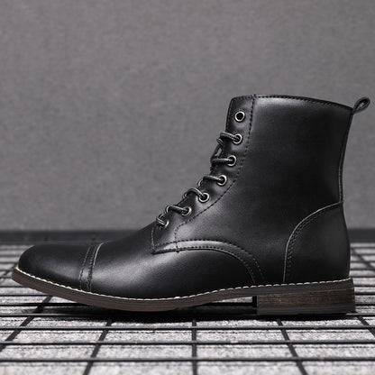 Botines elegantes de caña alta