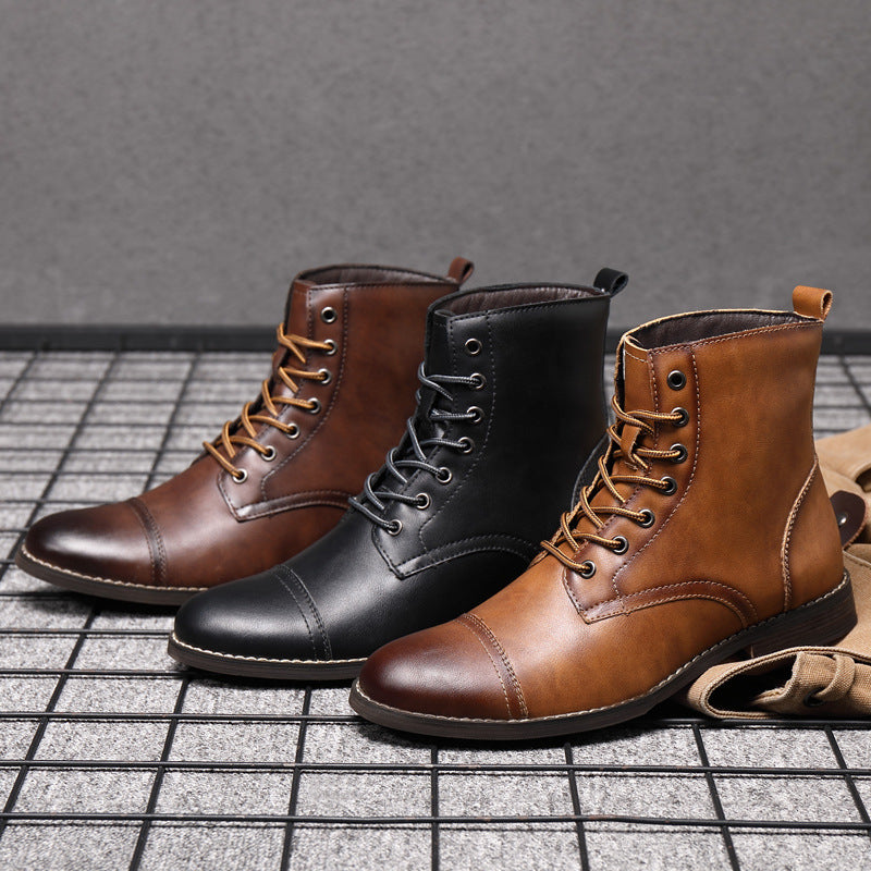 Botines elegantes de caña alta