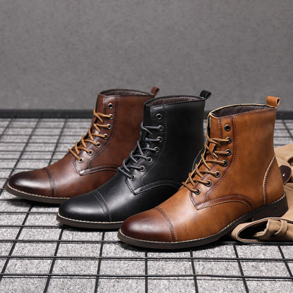 Botines elegantes de caña alta