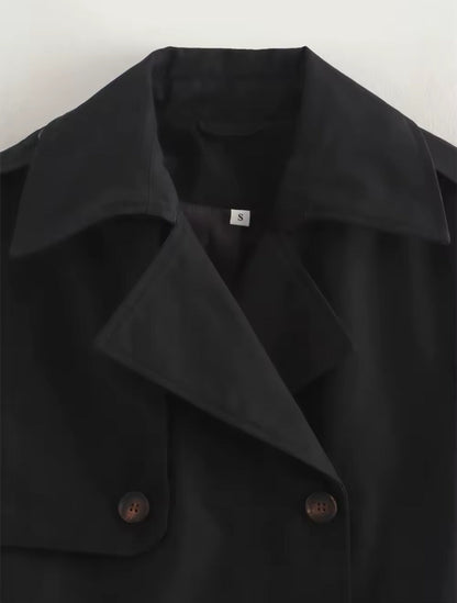 Gabardina recortada Vintage