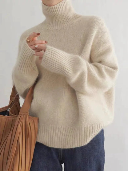 Jersey de Cuello Alto en Cachemira