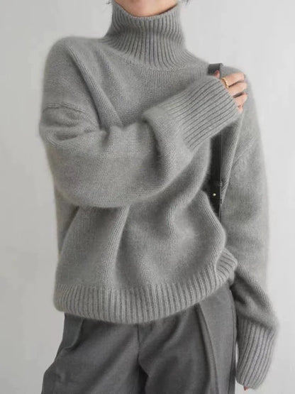 Jersey de Cuello Alto en Cachemira