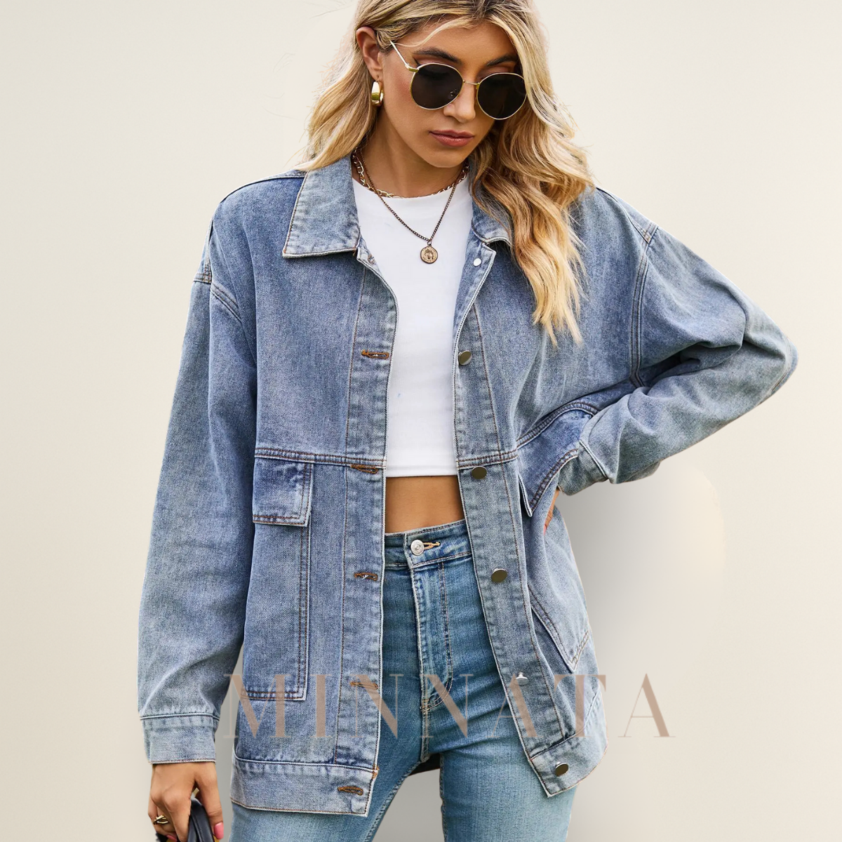 Chaqueta de mezclilla Denim