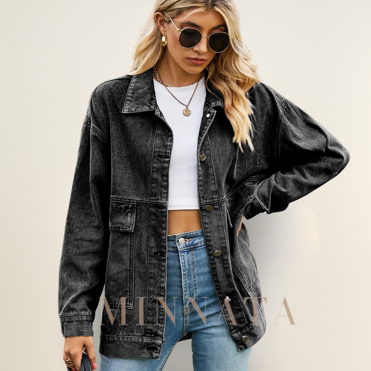 Chaqueta de mezclilla Denim