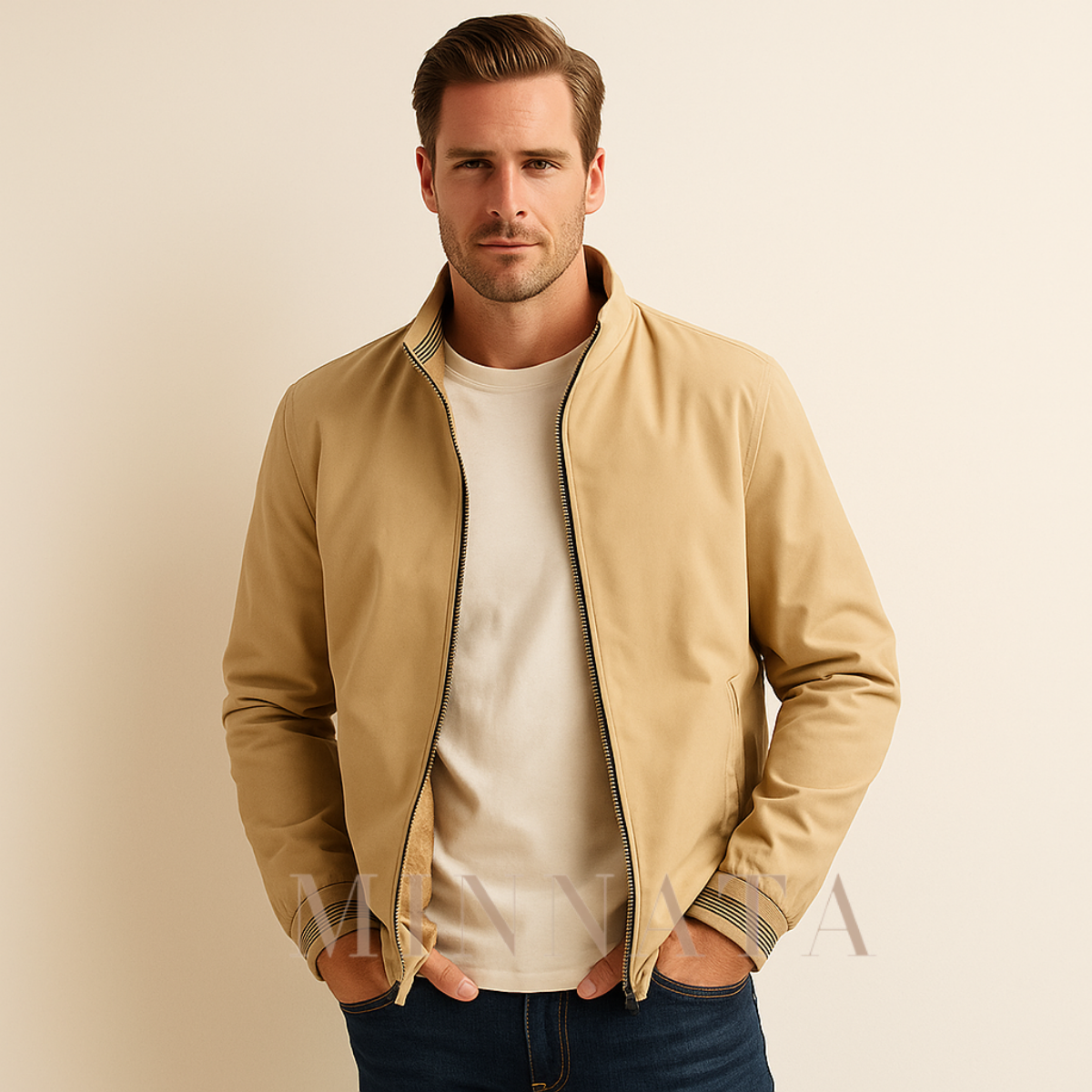 Chaqueta elegante estilo Europeo para Varón