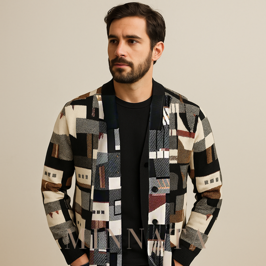 Cardigan Mosaico elegante