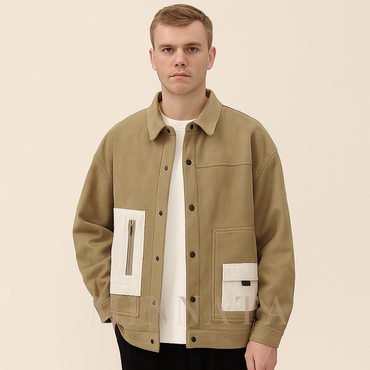 Chaqueta urbana de béisbol informal fina y elegante