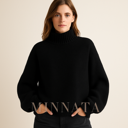 Jersey de Cuello Alto de Punto