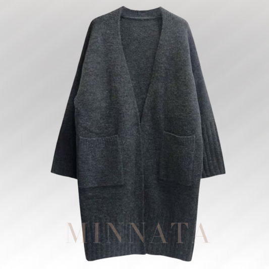 Chaleco largo Trenzado para un Look Estiloso