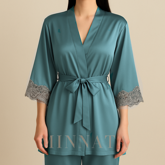 Conjunto de pijama verde 5 piezas