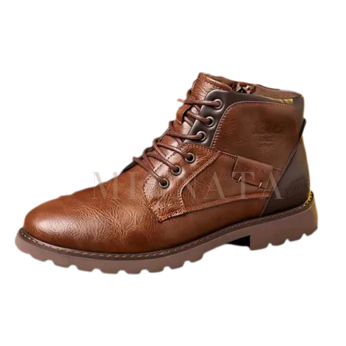 Botines robustos de media caña