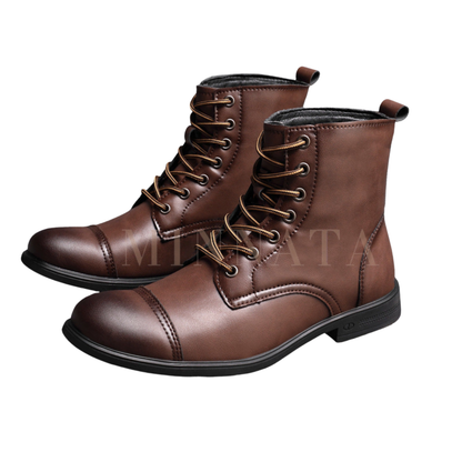 Botines elegantes de caña alta