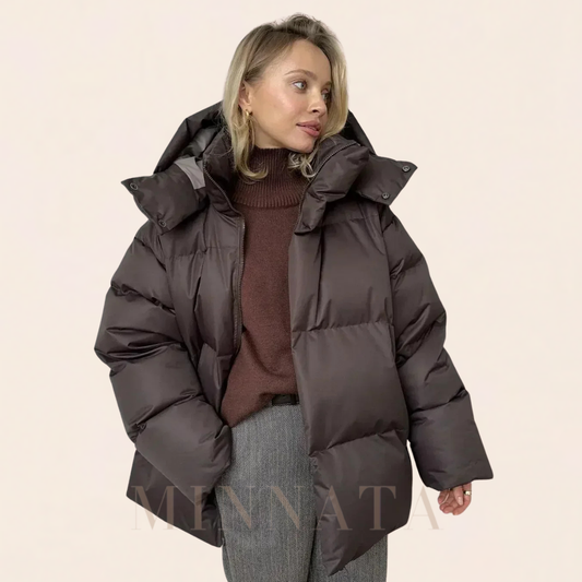 Chaqueta acolchada estilo retro americano