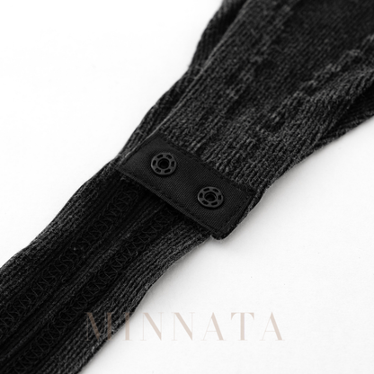 Body Halter Retro Black