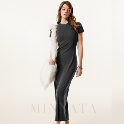 Vestido Slim Fit Retro Wash