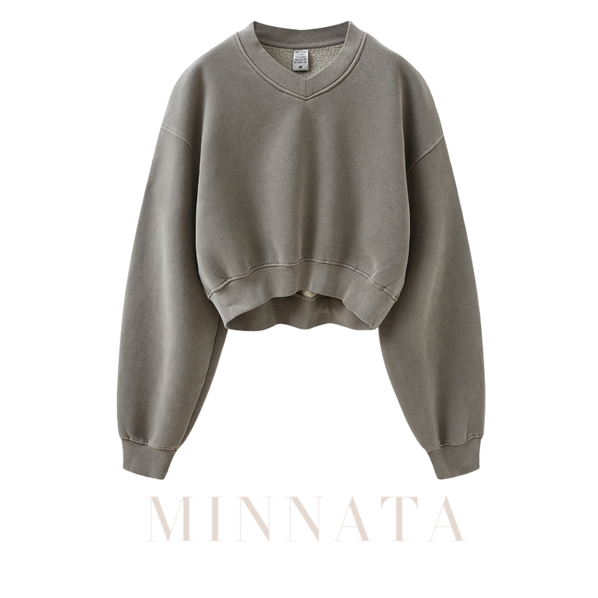 Sweater Retro V-Crop®