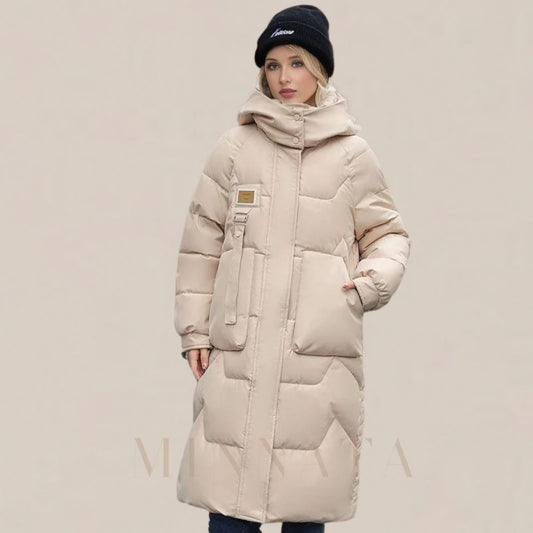 Chaqueta larga de algodón Otoño Invierno