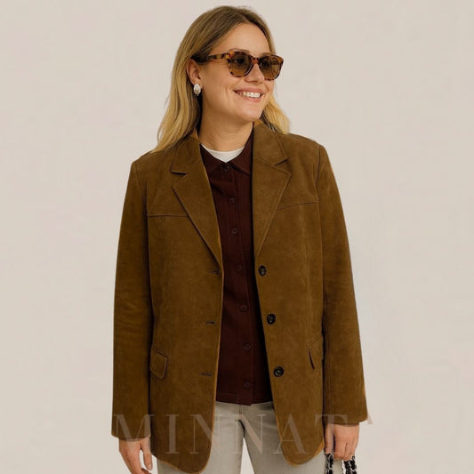 Blazer Vintage de Gamuza