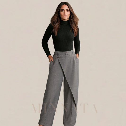 Pantalón Minnata Elegante Asimétrico a la moda