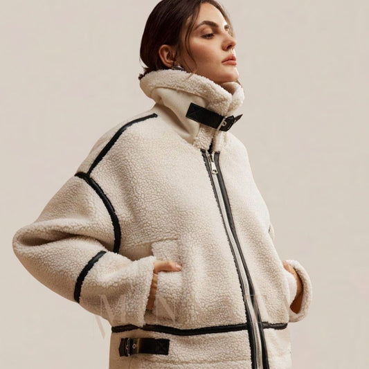 Abrigo elegante de mujer con estilo Casual - Otoño e Invierno